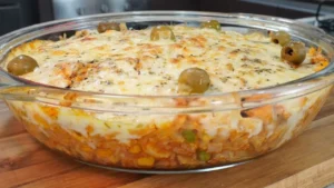 Arroz com Frango de Forno Cremoso e Bem Temperado