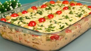 Bacalhau Gratinado Cremoso com Batata para a Ceia