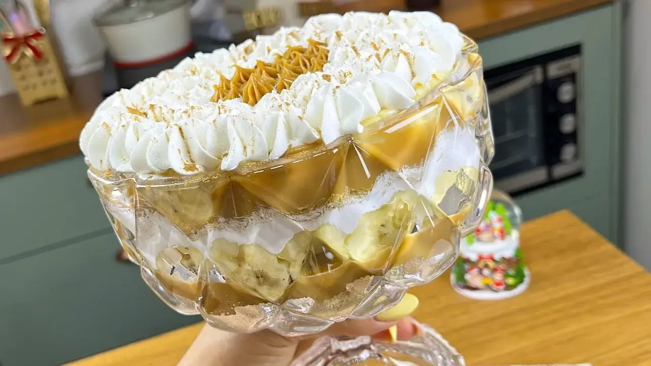 Banoffee na taça cremosa para surpreender na ceia de Natal