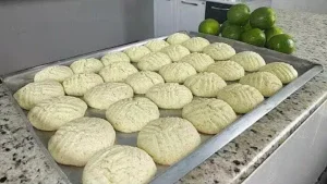 Bolacha de Limão Caseira Tradicional para Café e Chá