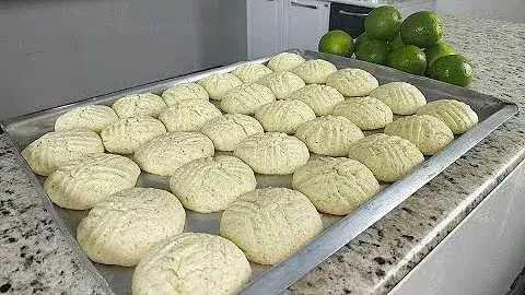 Bolacha de Limão Caseira Tradicional para Café e Chá