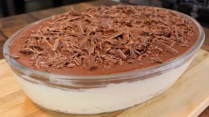 Prestígio na Travessa com Coco e Ganache de Chocolate