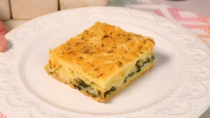 Torta de espinafre que surpreende pela praticidade