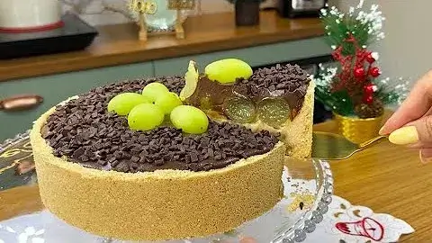 Torta de uva especial com leite ninho: Sobremesa fácil para encantar no Natal