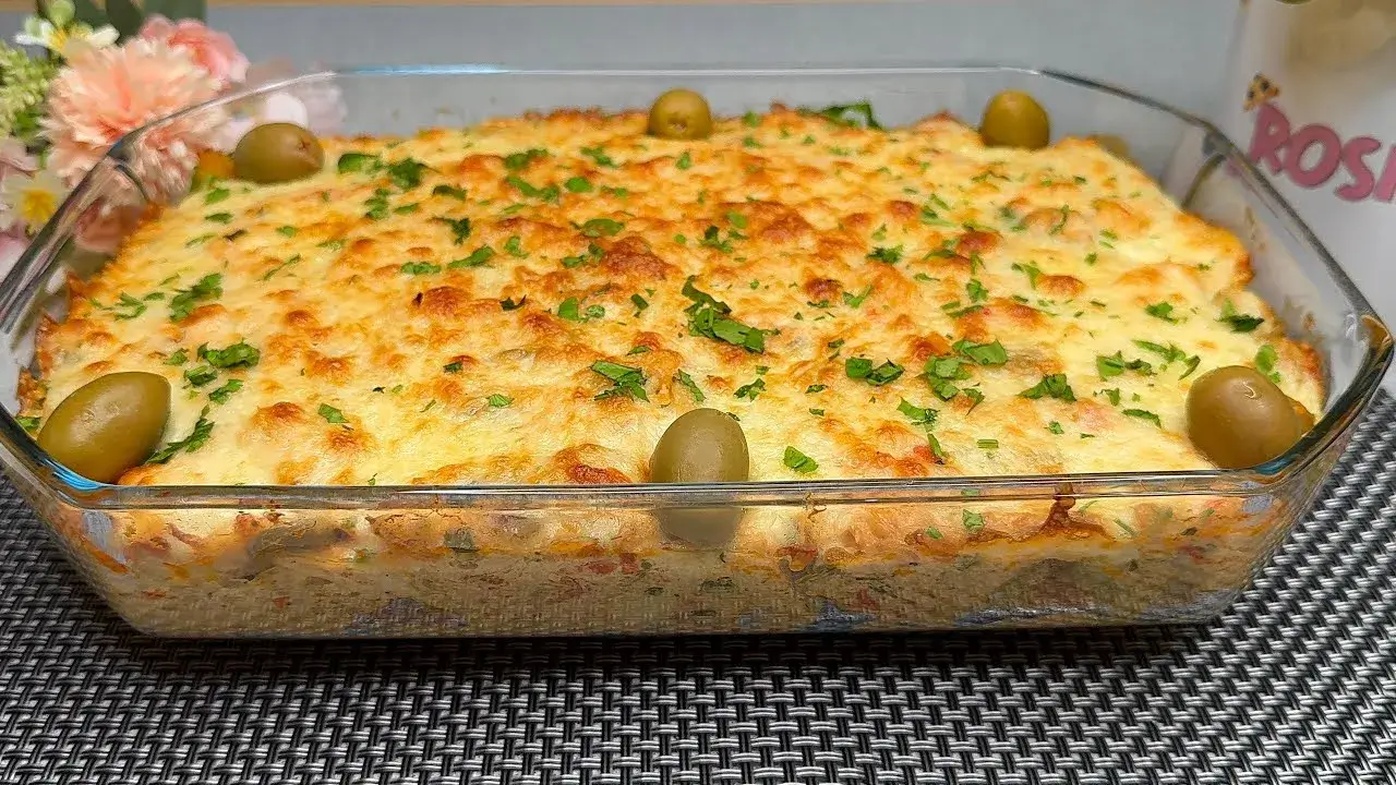 Bacalhau Cremoso Gratinado com Batata Fácil e Bem Cremoso para o Almoço