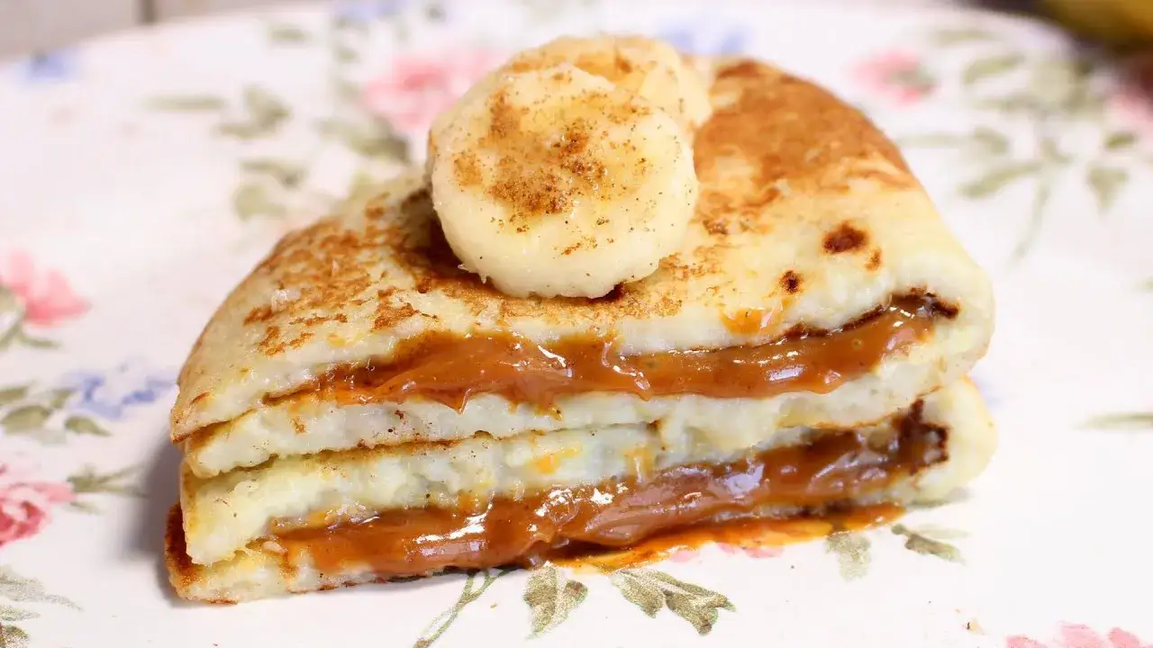 Crepioca de Banana sem Açúcar Fácil para Café da Manhã e Sobremesa