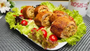 Filé suíno recheado fácil e suculento para o almoço ou jantar