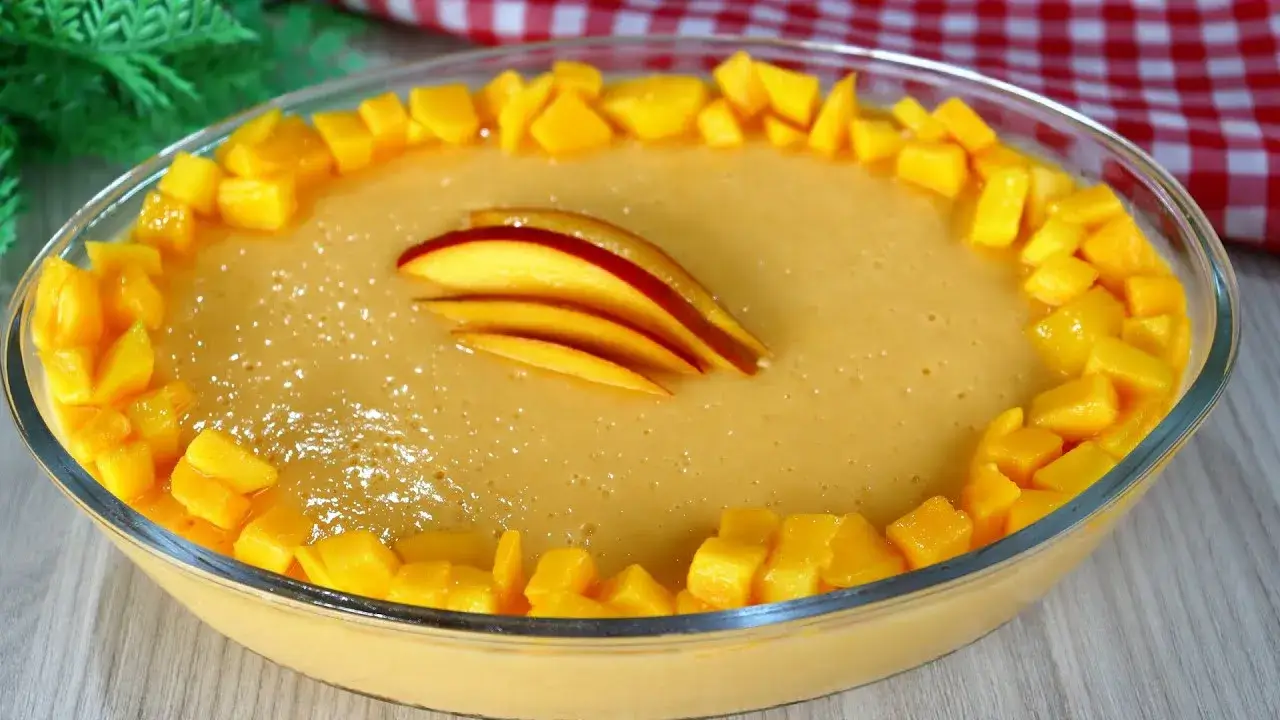 Mousse de Manga Refrescante e Fácil para Sobremesa Gelada
