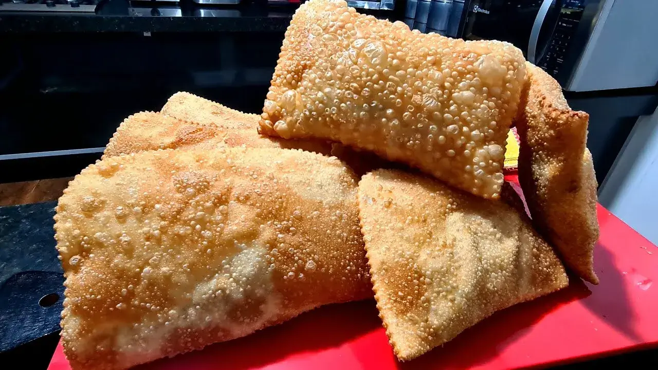 Pastel de Carne Frito Crocante para Fazer e Vender