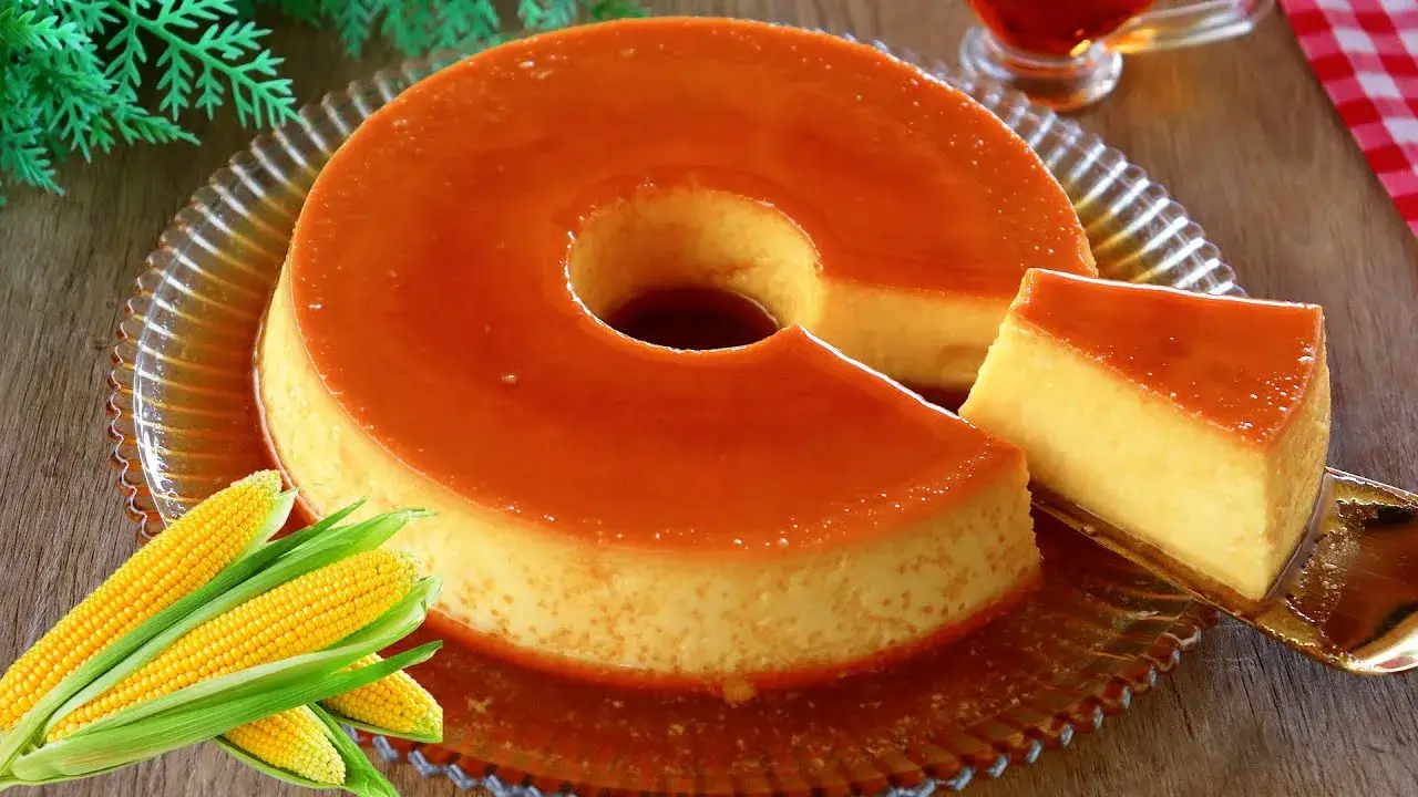 Pudim de Milho Verde Cremoso e Fácil de Fazer em Casa