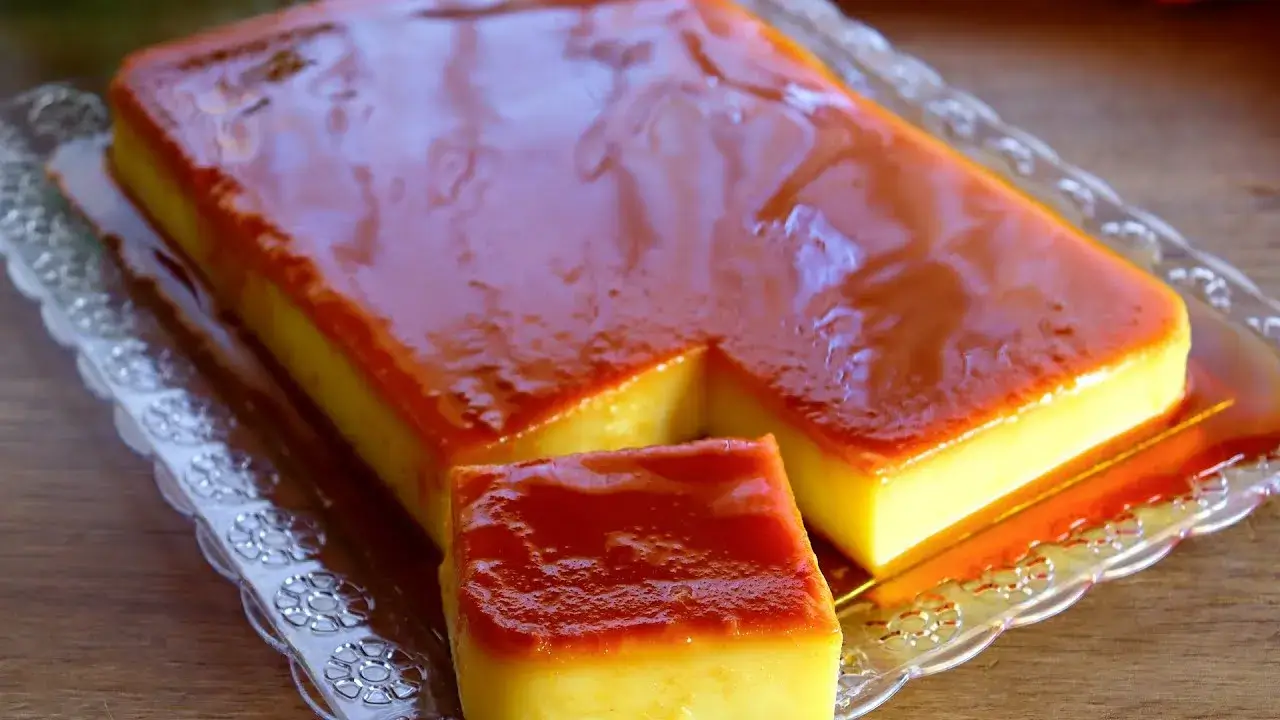 Pudim de Padaria Econômico e Tradicional Feito no Forno