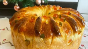 Rosca Natalina Caseira Macia e Econômica para o Café em Família