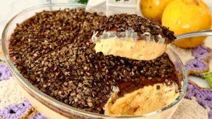 Sobremesa de Maracujá com Ganache Cremosa Fácil no Liquidificador