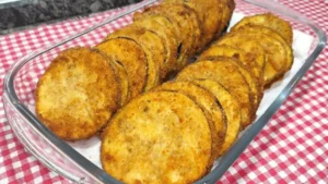 A berinjela à milanesa sem ovos é uma ótima opção para quem quer um acompanhamento...