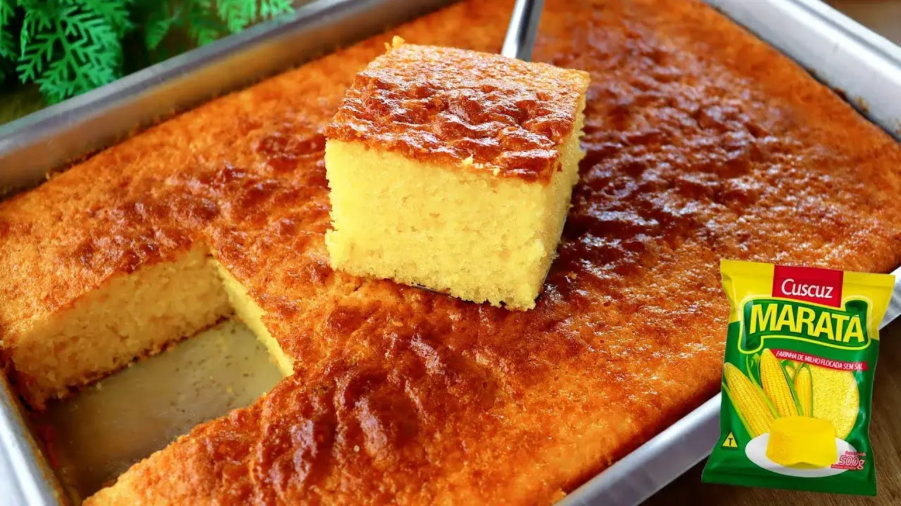 Bolo de Cuscuz Fofinho e Econômico para fazer no Dia a Dia