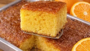 Bolo de Laranja com Calda Caseira Fácil