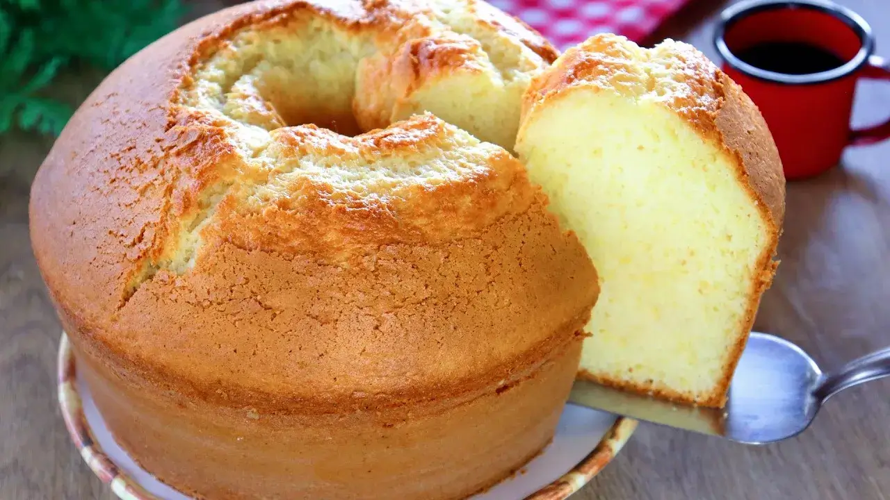 Bolo de Trigo Fofinho que Cresce Bastante e Fica Perfeito para o Café