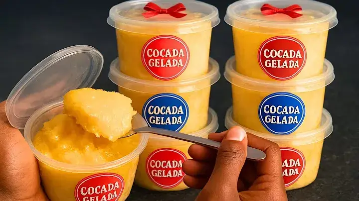 Cocada Gelada Cremosa no Pote: Receita Fácil para Vender e Lucrar no Verão