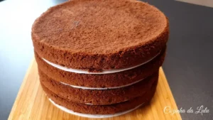 Massa de bolo de chocolate profissional para bolos de festa