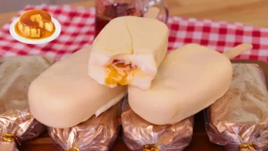Picolé Gourmet Recheado de Pudim Vem Aprender a Fazer