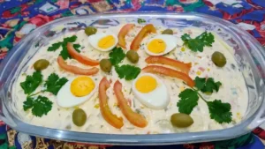 Salada de Maionese Cremosa para Ceia e Almoços em Família