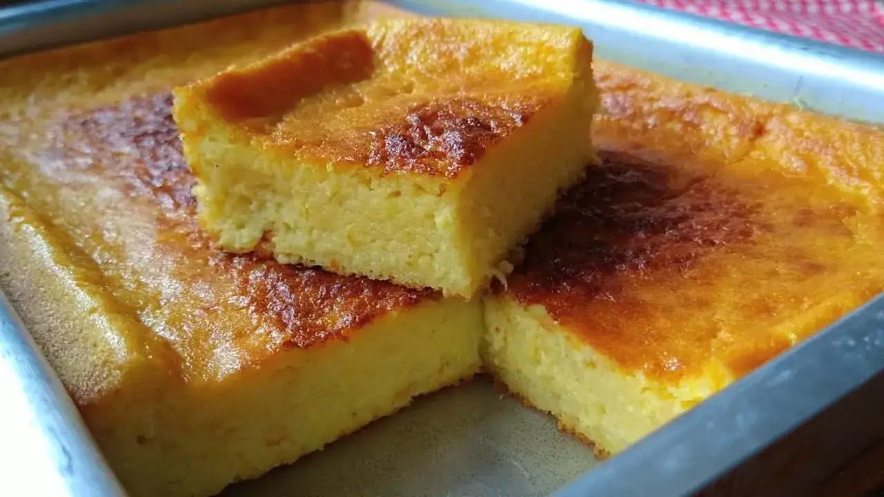 Bolo Pamonha Cremoso de Liquidificador Fácil para o Café