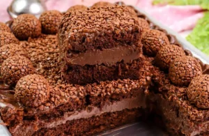Bolo de Chocolate Chocolatudo com Recheio Trufado Cremoso