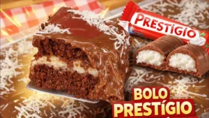 O bolo de prestígio é perfeito para servir em aniversários, encontros familiares ou como sobremesa...