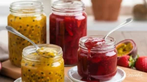 Geleia Caseira de Morango e Maracujá: Receita Fácil para Usar em Sorvetes e Geladinhos