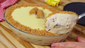 Pavê de Paçoca Cremoso Gelado fácil para fazer em casa