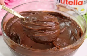 Recheio de Nutella Cremoso e Estruturado para Bolos e Doces