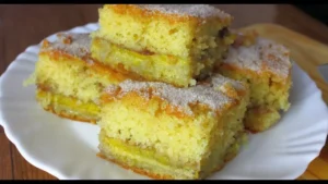 Bolo de Banana Fofinho Recheado com Canela Fácil de Fazer
