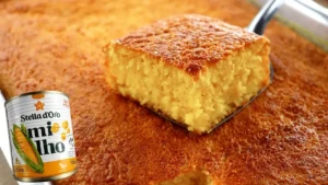 Bolo de Milho de Latinha Molhadinho Fácil de Fazer no Liquidificador