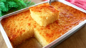 Bolo de Tapioca Granulada macio e fácil para o café da tarde
