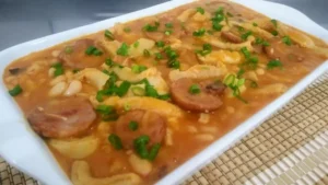 Dobradinha com Feijão Branco Completa e Bem Temperada para Servir com Arroz