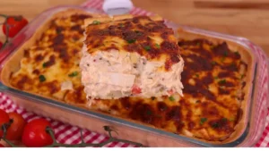 Empadão de Palmito Cremoso na Travessa Fácil para Almoço Especial