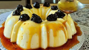 Manjar de Coco com Ameixa Cremoso