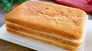 Massa Pão de Ló Fofinho com 6 Ingredientes Alto e Perfeito para Rechear