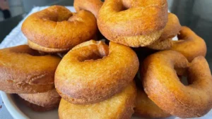 Rosquinha com Vinagre Frita Crocante para o Café da Tarde