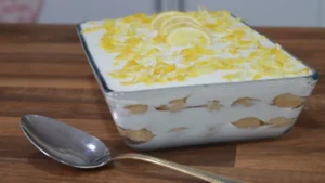 Sobremesa de Limão Cremosa Sem Gelatina e Sem Forno Fácil de Fazer
