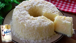 Sobremesa de Tapioca Geladinha com Leite Condensado e Coco Fácil e Cremosa