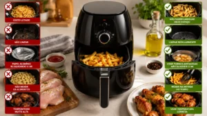Erros ao Usar a Air Fryer Que Estão Estragando Suas Receitas e Como Corrigir Hoje Mesmo
