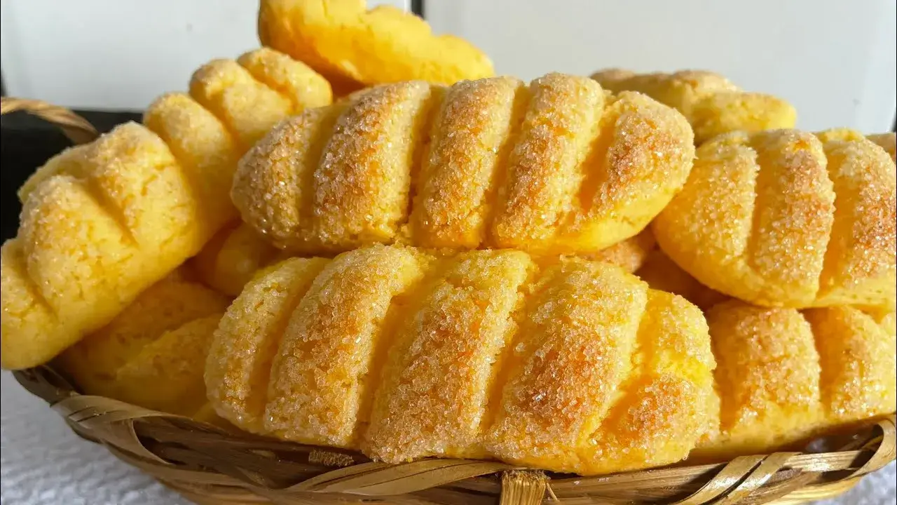 Bolacha de Fubá Cozido Sem Glúten que Fica Linda e Muito Saborosa